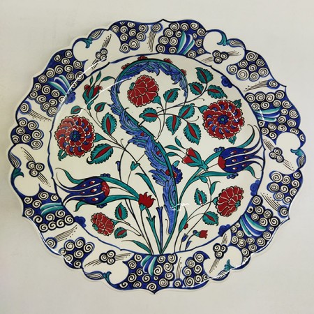  30 cm Çini Tabak