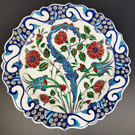  30 cm Çini Tabak