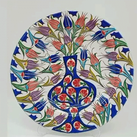 30 cm Zarif Çini Tabak